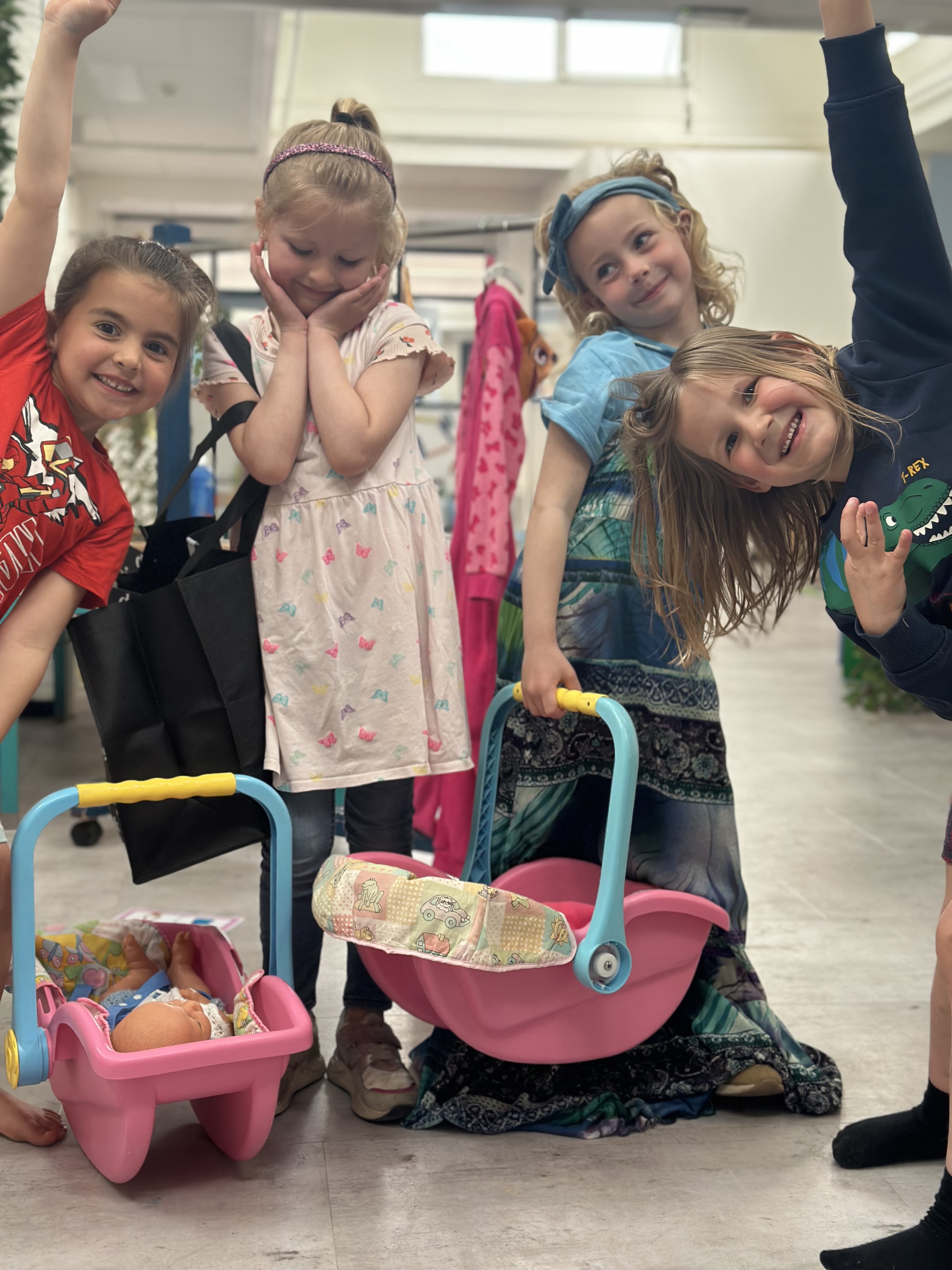 Het thema in volle gang 👗 👕 