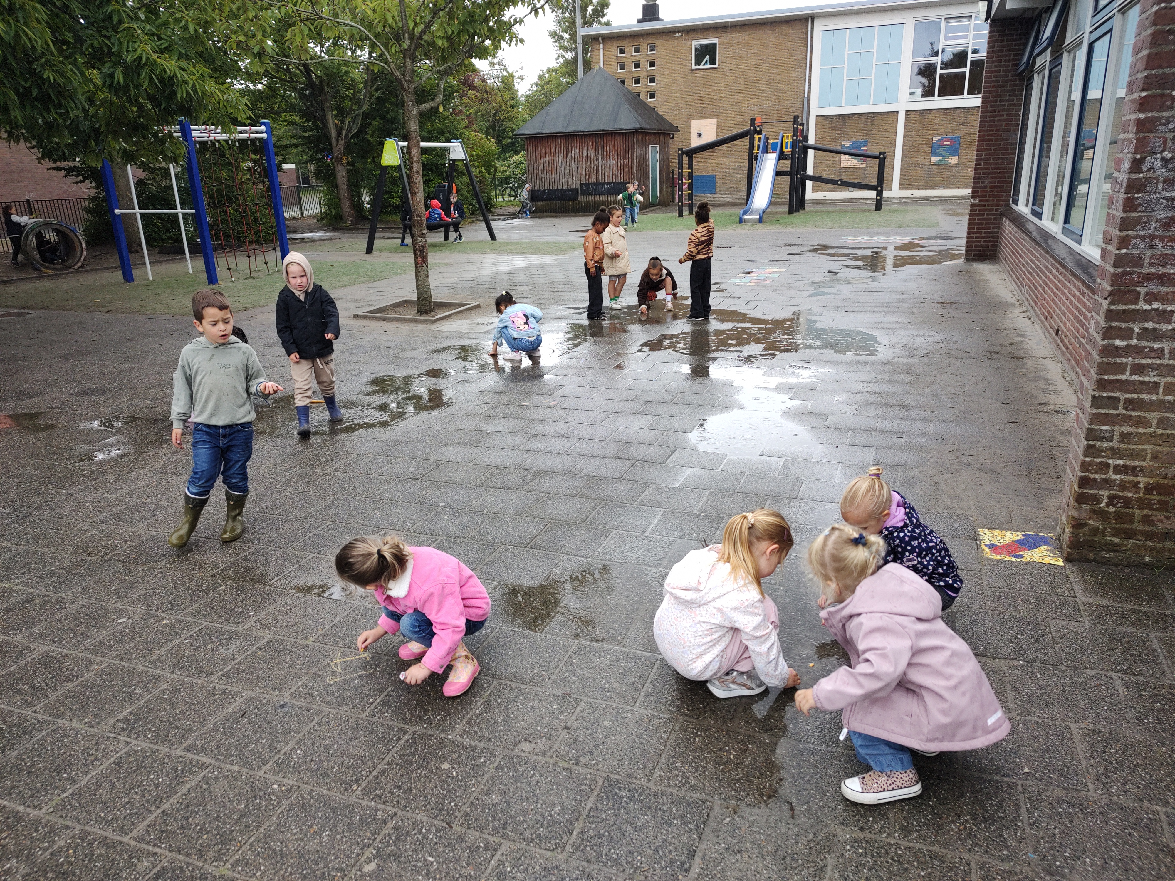 Buiten leren 💧🌈☀️