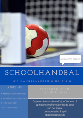 Poster Schoolhandbal (2)